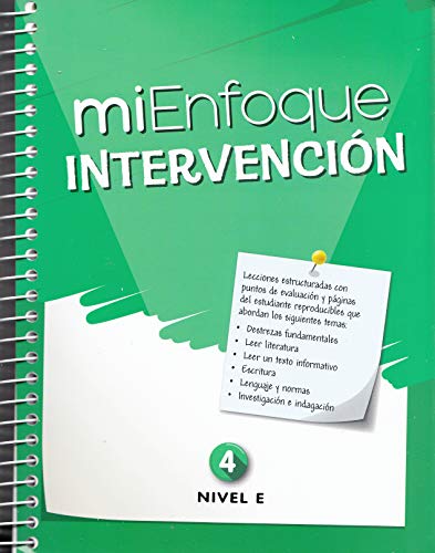 Book miEnfoque Intervencion (Teacher's Guide) Grade 4 Nivel E free