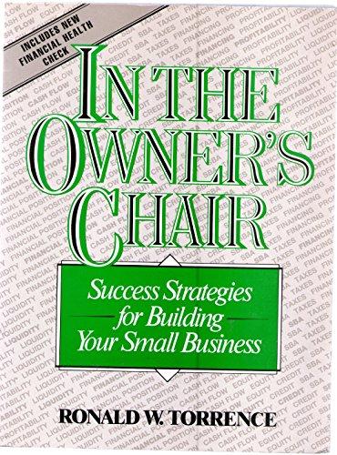 Book In the Owner's Chair: Success Strategies for Building Your Small Business free