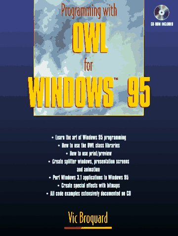 Book Programming With Owl for Windows 95 free