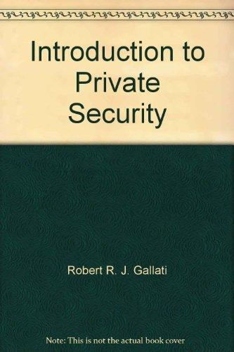 Book Introduction to private security free