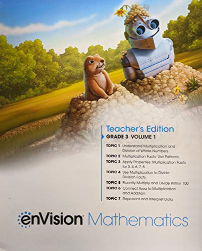 Book enVision Mathematics 2020 National Teacher Edition Grade 3 Volume 1, c. 2020, 9780134953885, 0134953886 free