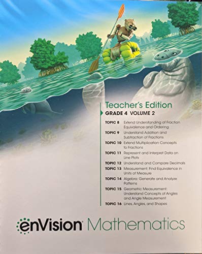 Book enVision Mathematics 2020 National Teacher Edition Grade 4 Volume 2, c. 2020, 9780134953922, 0134953924 free