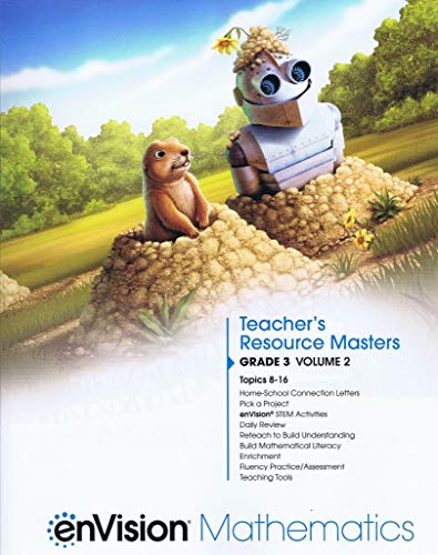 Book 2020 enVision Mathematics Teacher's Resource Masters Grade 3 Volume 2 free