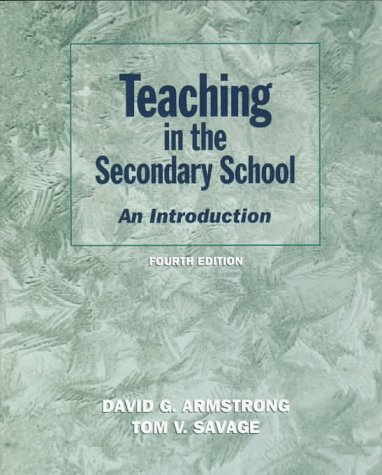 Book Teaching in the Secondary School: An Introduction free