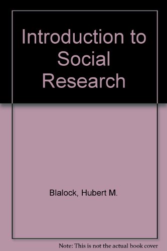 Book Introduction to Social Research free
