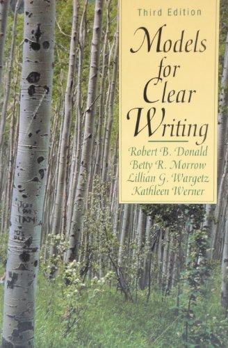 Book Models for Clear Writing free