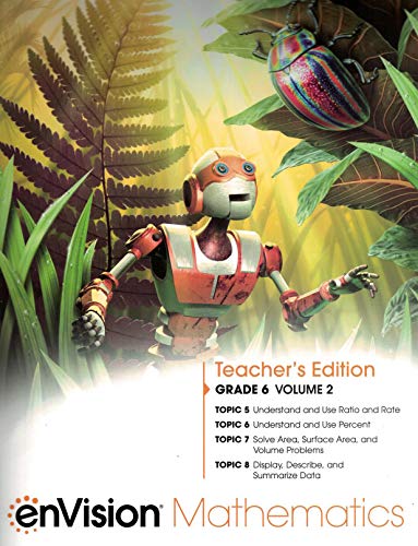 Book enVision Mathematics Teachers Edition GRADE 6 VOLUME 2 free