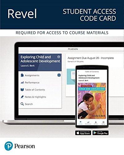 Book Revel for Exploring Child & Adolescent Development -- Access Card free