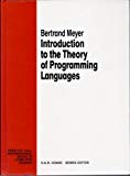 Book Introduction to the Theory of Programming Languages (Prentice-hall International Series in Computer Science) free