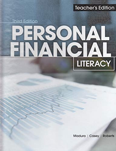Book Personal Financial Literacy (Third Edition) *Teacher's Edition free