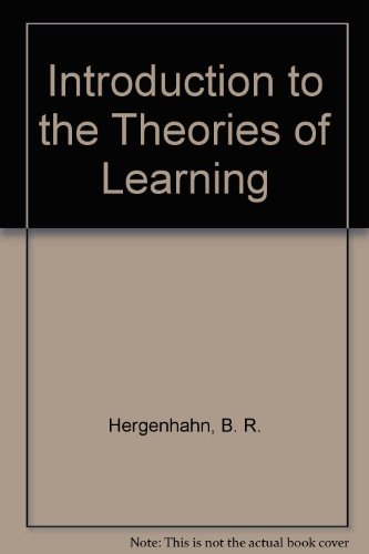 Book INTRO THEORIES LEARNING free