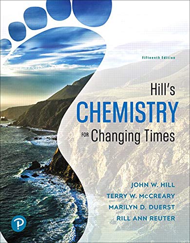 Book Hill's Chemistry for Changing Times (2-downloads) free