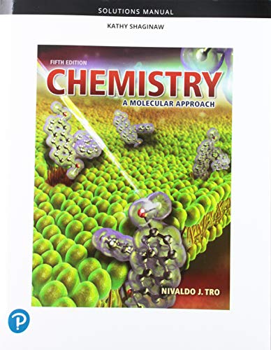 Book Solution Manual for Chemistry: A Molecular Approach free