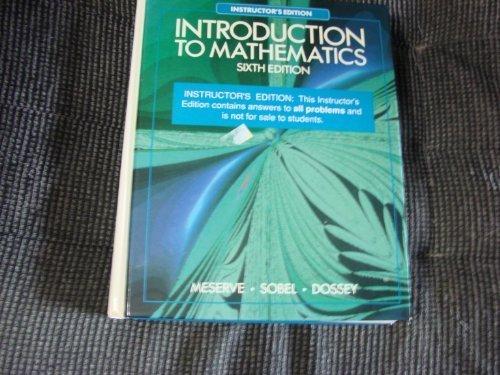 Book Introduction To Mathematics free