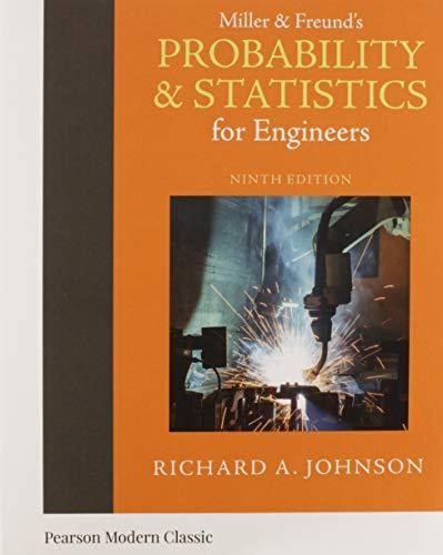 Book Miller & Freund's Probability and Statistics for Engineers (Classic Version) (Pearson Modern Classics for Advanced Statistics Series) free