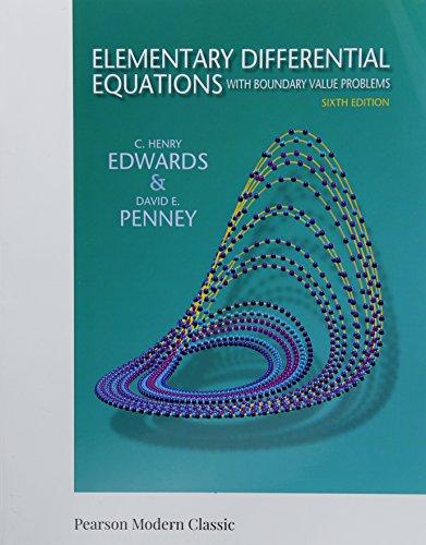 Book Elementary Differential Equations with Boundary Value Problems (Classic Version) (Pearson Modern Classics for Advanced Mathematics Series) free