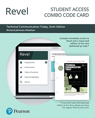 Book Revel for Technical Communication Today -- Combo Access Card free
