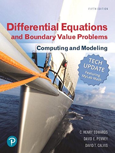 Book Differential Equations and Boundary Value Problems: Computing and Modeling (Tech Update) and MyLab Math with Pearson eText -- 24-Month Access Card Package free