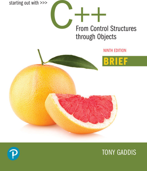 Book Starting Out with C++: From Control Structures through Objects (Brief Edition) free