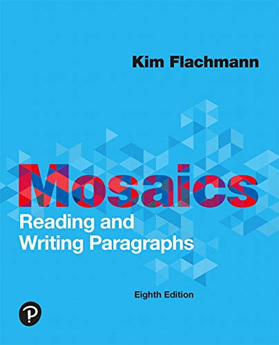 Book Mosaics: Reading and Writing Paragraphs free