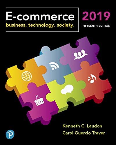Book E-Commerce 2019: Business, Technology and Society (15th Edition) free