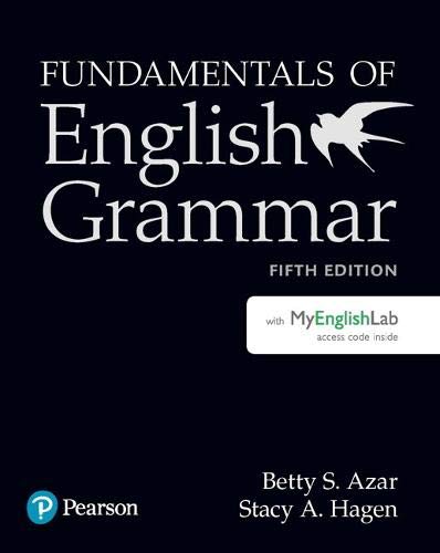 Book Fundamentals of English Grammar Student Book with MyLab English, 5e (5th Edition) free