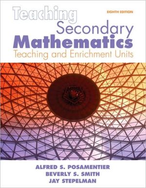 Book Teaching Secondary Mathematics: Techniques and Enrichment Units free