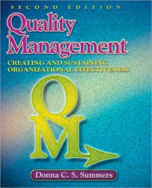Book [Studyguide for Quality Management: Creating and Sustaining Organizational Effectiveness by Summers, Donna C.S., ISBN 9780135005101] (By: Cram101 Textbook Reviews) [published: November, 2009] free