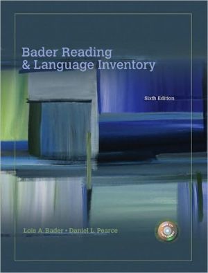 Book Bader Reading and Language Inventory free