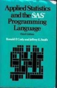 Book Applied Statistics and the Sas Programming Language free