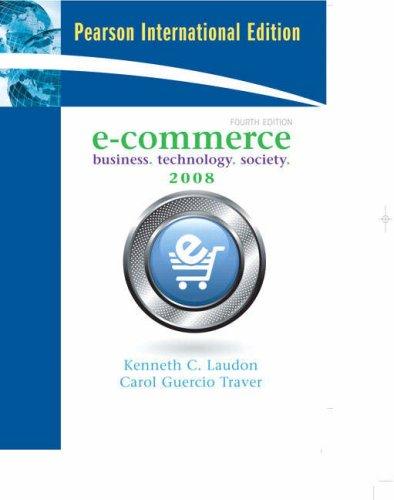 Book E-commerce Business, Technology, Society free