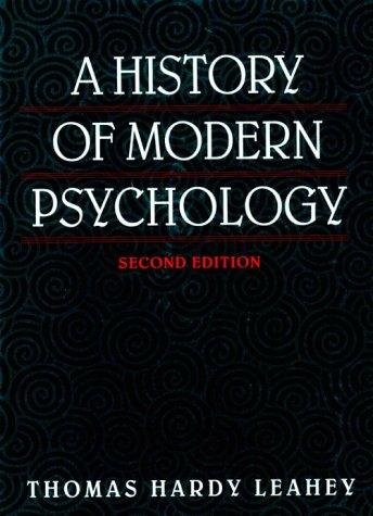 Book History of Modern Psychology, A free