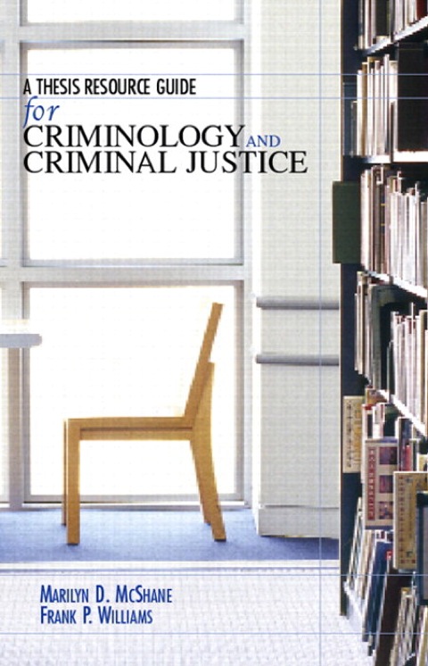 Book A Thesis Resource Guide for Criminology and Criminal Justice free