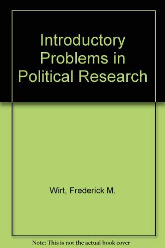 Book Introductory problems in political research free