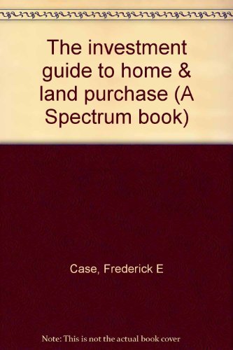 Book The investment guide to home & land purchase (A Spectrum book) free