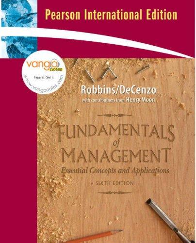 Book Fundamentals Of Management: Essential Concepts And Applications free