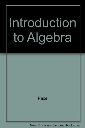 Book Introduction To Algebra free