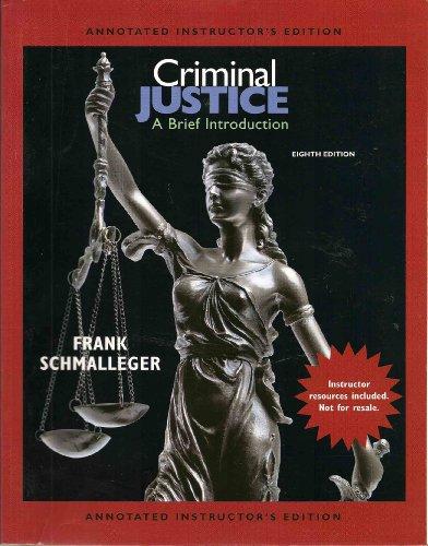 Book Criminal Justice: A Brief Introduction (Annotated Instructor's Edition) free