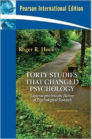 Book Forty Studies That Changed Psychology free