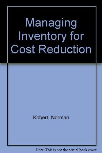 Book Managing Inventory For Cost Reduction free