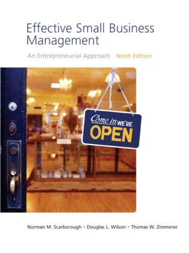 Book Effective Small Business Management Value Package (Includes Business Plan Pro, Entrepreneurship: Starting and Operating a Small Business) free