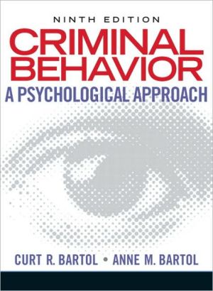Book Criminal Behavior: A Psychological Approach (9th Edition) free