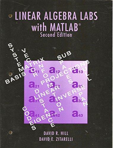 Book Linear Algebra Labs with MATLAB free