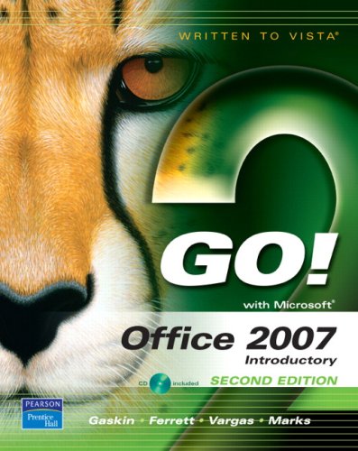 Book Go! With Office 2007, Introductory Value Pack (includes Myitlab For Go! With Microsoft Office 2007 & Microsoft Office 2007 180-day Trial 2008) (2nd Edition) free