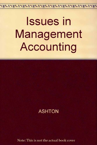 Book Issues in Management Accounting free