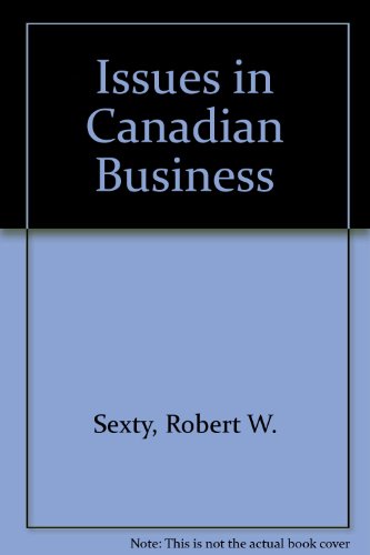 Book Issues in Canadian Business free