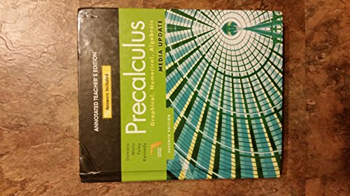 Book Precalculus Graphical, Numerical, Algebraic Annotated Florida's Teacher Edition free