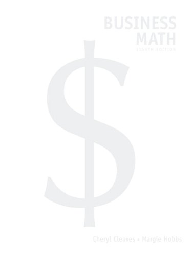 Book Business Math & Study Guide Package Value Pack (includes Mymathlab/mystatlab Student Access& Student Solutions Manual For Business Math & Study Guide Package) (8th Edition) free