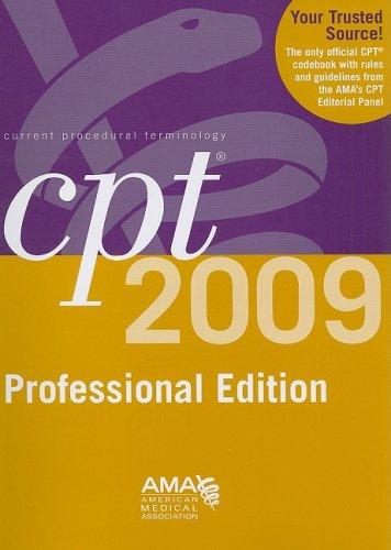 Book CPT 2009 Professional Edition (Current Procedural Terminology (CPT) Professional) free