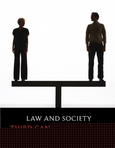 Book Law and Society, Third Canadian Edition (3rd Edition) free